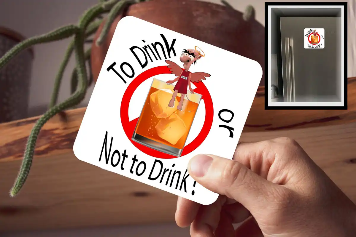 Drink Coaster - To drink or not to drink.