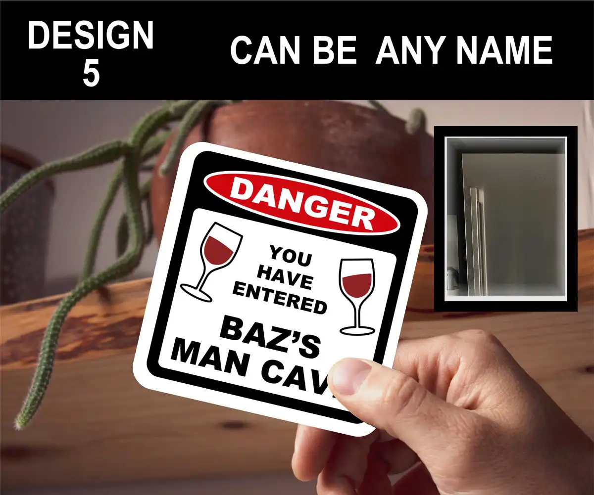 Man Cave Gift Set CAN BE ANY NAME #8