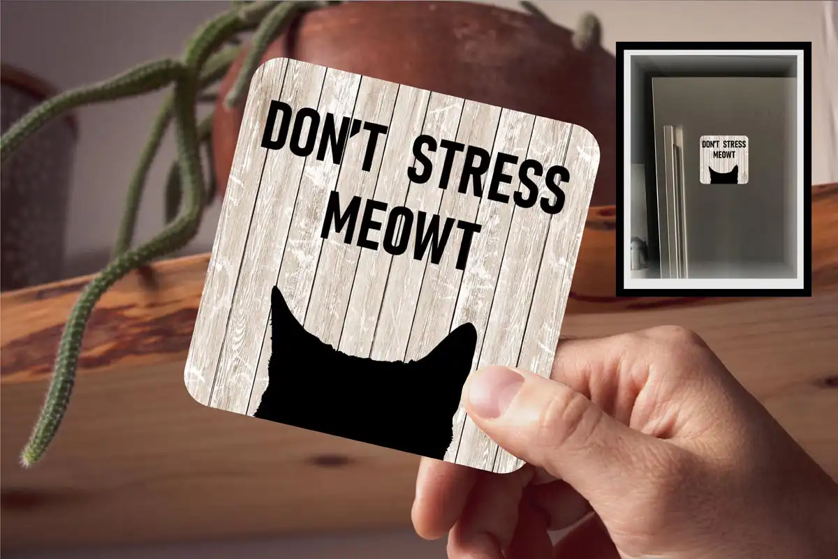 Coaster - Don’t Stress Meowt