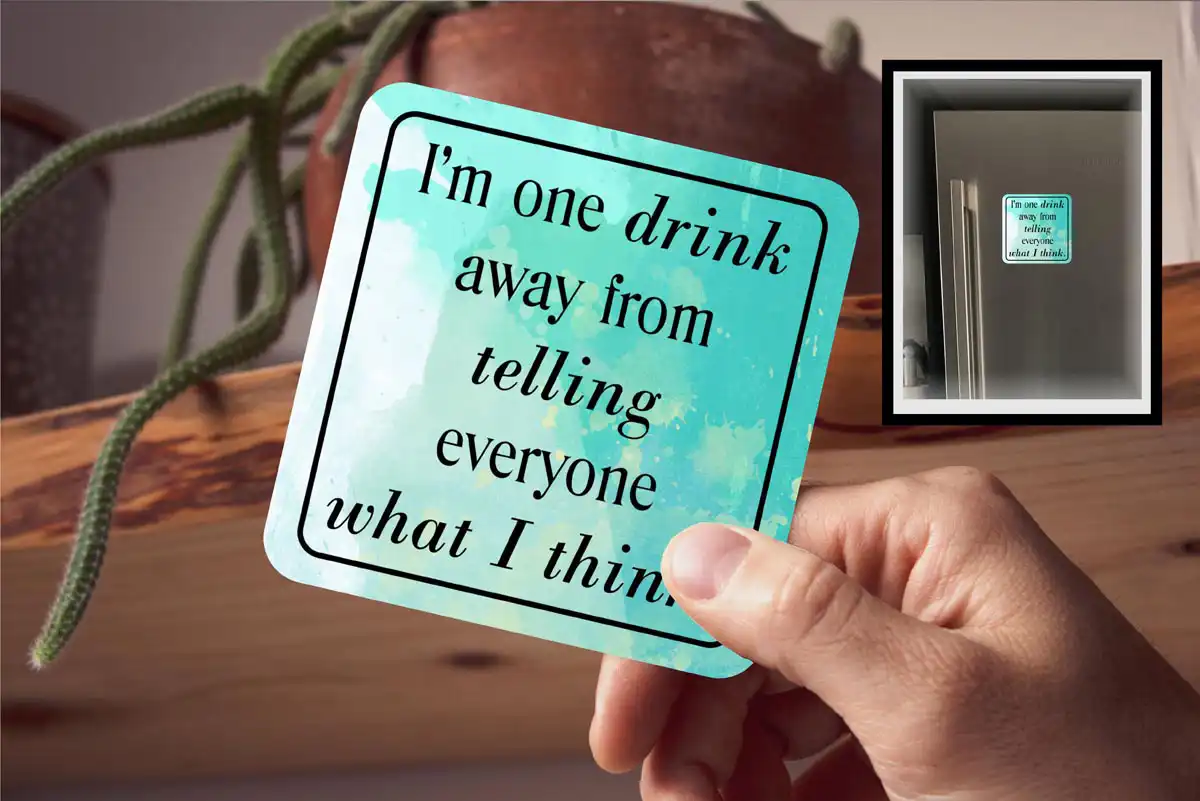 Coaster - I'm One Drink Away From Telling Everyone What I Think