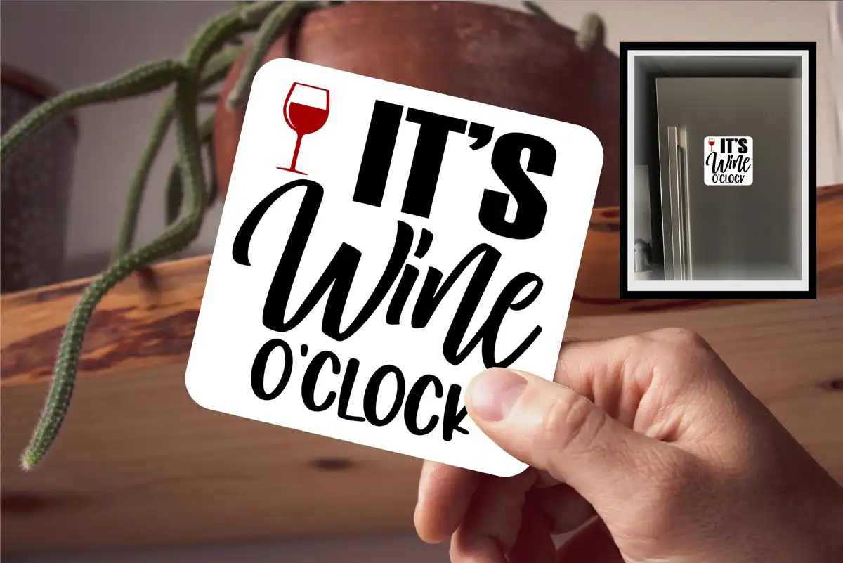 Coaster - It's Wine O'clock