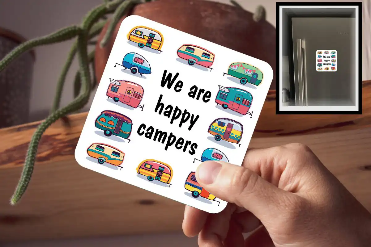 Drink Coaster - We Are Happy Campers