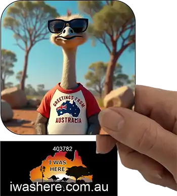 Coaster - Emu Greetings From Australia 1