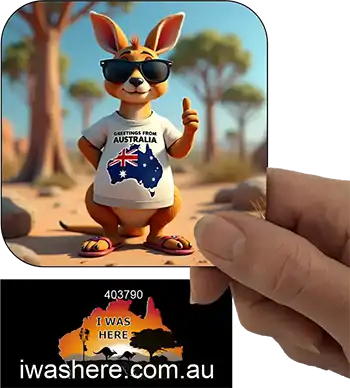 Coaster - Kangaroo Greetings From Australia 2