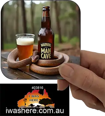 Coaster - Snake Beer Man Cave 1