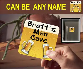 Coaster - Bret's Man Cave - Can Be Any Name