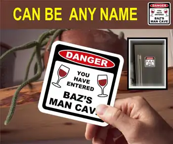 Coaster - You Have Entered Man Cave - Can Be Any Name