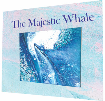 The Majestic Whale - Original Artwork - Abstract Blow Art