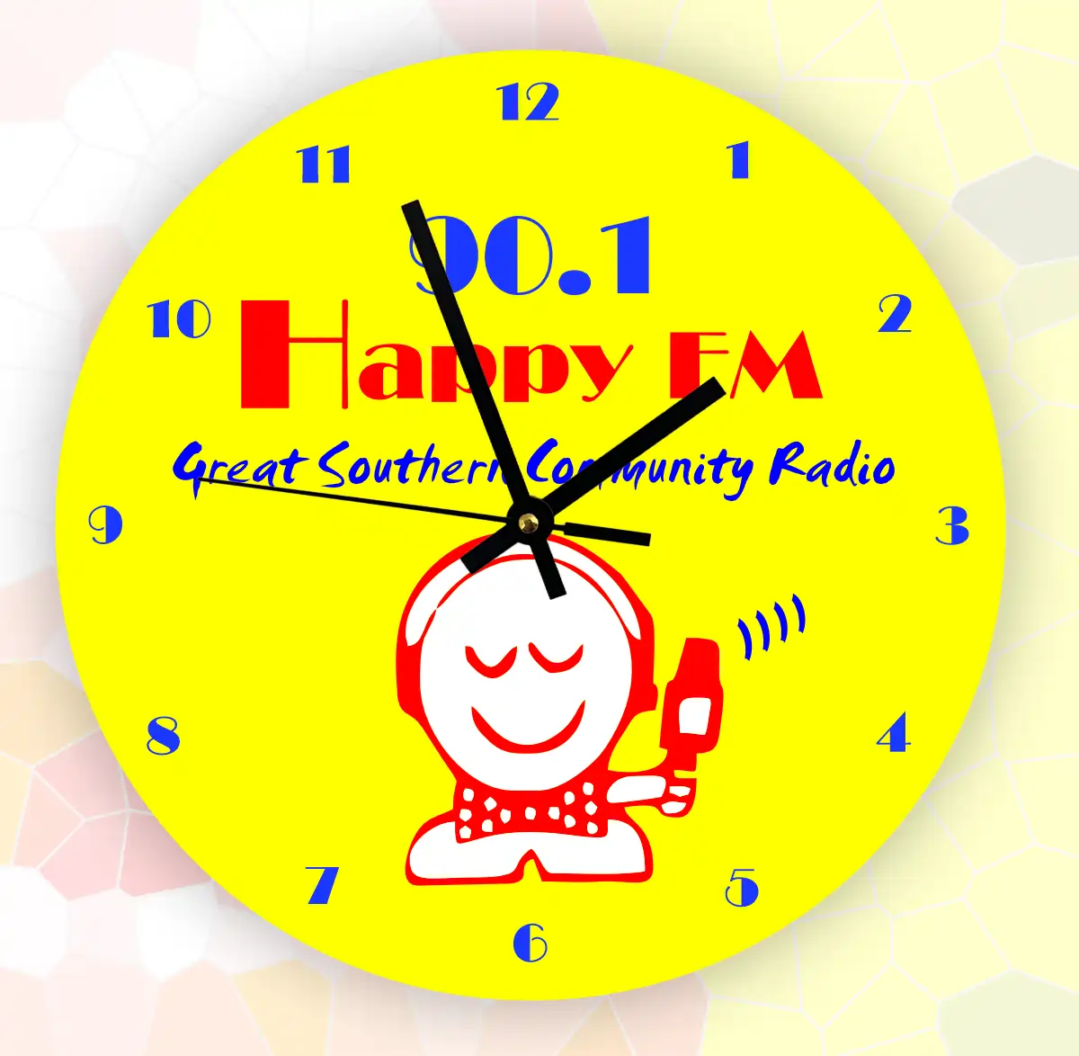 90.1 Happy FM Wall Clock