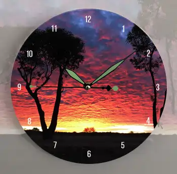 Sunset Image Wall Clock